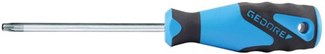GEDORE schroevendraaier - 2163 TX - Torx - 3-componenten - T10 - 80 mm