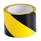 Brady waarschuwingstape - 75 mm x 16,5 m - zwart/geel - slijtvast vinyl