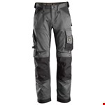 Snickers Workwear 6351 Stretch Loose Fit Werkbroek grijs/zwart - maat 50