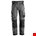 Snickers Workwear 6351 Stretch Loose Fit Werkbroek grijs/zwart - maat 50