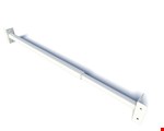 SecuBar Single barrièrestang - wit - 100-180 cm - 2010.356.015