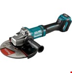 Makita haakse accu slijpmachine - GA038GM203 - 40V Max - 230mm - 2x4.0 Ah accu en snellader - met veiligheidsschakelaar - in koffer