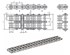 Donghua - Rollenketting - Onderhoudsvrij - SLR - Duplex - 3/4" - BS - 12B-2