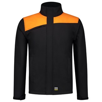 Tricorp softshell jas - Naden - bicolor - zwart/oranje - M - 402021