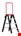 Altrex dubbel oploopbare trap - Taurus - TDO 4 - max. werkhoogte 2,95 m - 2 x 4 treden