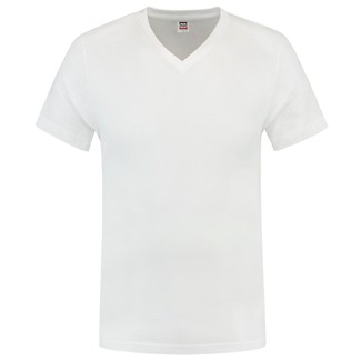 Tricorp T-shirt V-hals fitted - Casual - 101005 - wit - maat M