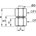Legris - opschroefkoppeling - recht - 15 mm x 1/2" - BSPP - 0114 15 21