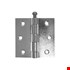 BSW scharnier - 76x76 mm - rechte hoek - RVS