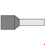 Klemko geisoleerde adereindhuls - G 492-N - 8 mm - 0.75 mm² - vertind - grijs