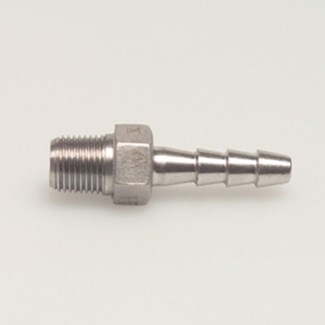 Slangpilaar - zeskant - buitendraad x slangtule - 1/8" x 6 mm