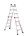 Altrex telescopische vouwladder - Velocity - 503914 - max. werkhoogte 5,54 m - 4 x 4 sporten