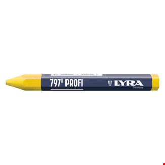 Lyra merkkrijt Profi 797 geel (12x)