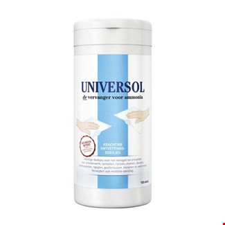 Universol verfreinigingsdoekjes - 100 stuks in pot - CH11250