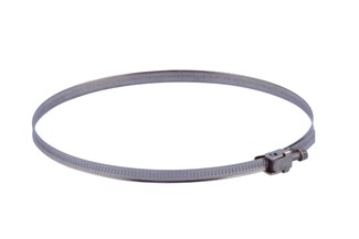 Slangklem - RVS band - 2 snelklem gegalvaniseerd - 50-110 mm