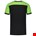 Tricorp 102006 T-shirt bicolor Naden - zwart/lime - maat S