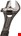 Bahco verstelbare moersleutel - omkeerbare bek -308 mm blank - 9073 P