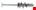 Spit gipsplaatpluggen met schroef in koffer - 14x31 mm - DRIVA TP12 - zelfborend  