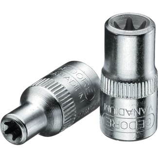 GEDORE dopsleutel - 1/4" - TORX - E5