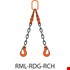 REMA ketting 2-sprong - 5600KG-10MM-RDG-RCH-2M - in opbergbox