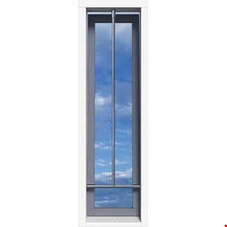 SecuBar T-cross RVS - 29x49 cm - twist in de dag 