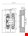 Argenta invisible scharnier Neo M-6 - 140 x 28 mm blinkend chroom