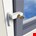SecuMax 832 afluitbare raamgrendel - incl. slot en sleutel - wit - 2510.832.12