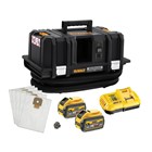 DEWALT DCV586MT2-QW Accu Nat- en droogzuiger 54V XR FLEXVOLT  M-klasse - Inclusief 2x 6.0Ah Accu en Lader