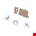 Yale 635.60 oplegslot met vaste buitencilinder doornmaat 60 mm - draairichting 2 = DIN Rs