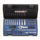 GEDORE dopsleutelset - 20 LMU-10 - 1/4 inch - in kunststof cassette - 49-delig