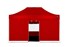 Grizzly zijwand INGANG - GO-WORK - 4,5 m - rood