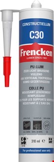 Frencken constructielijm - C30 - 310 ml koker - groen/bruin