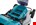 Makita accu grasmaaier - DLM533PT4 - 2x18V - 53cm - 4x5.0 Ah accu en duo snellader - in doos