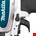 Makita 8 bar nietmachine - AT638A - Narrow Crown - in koffer - met olie en veiligheidsbril