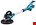 Makita langnek accu schuurmachine - DSL801RTEU - 18V - 2x5.0 Ah accu en snellader - AWS zender met tas - in doos