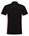 Tricorp Workwear 202002 Bi-Color unisex poloshirt Zwart Rood 4XL